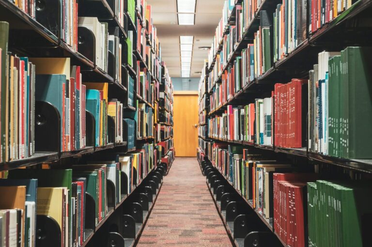 Story Consulting - a row of books on shelves
